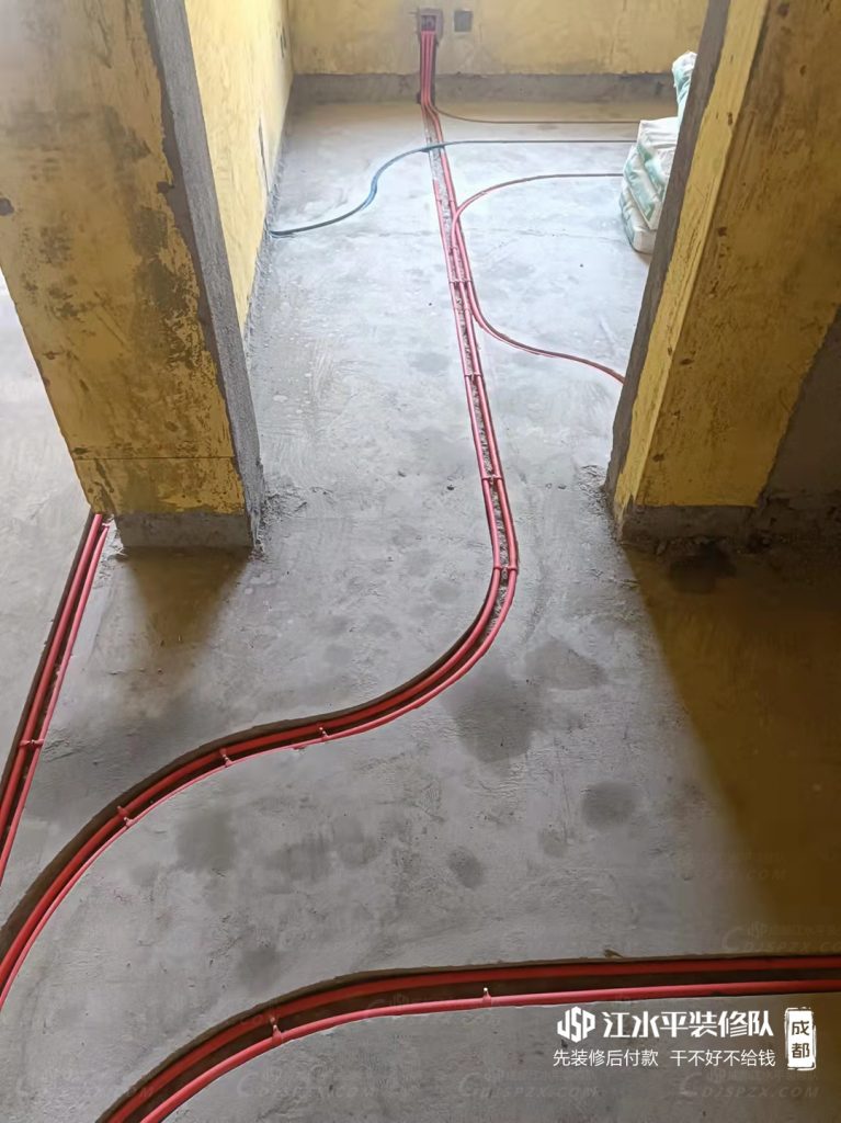 成都装修府青路二手房水电改造